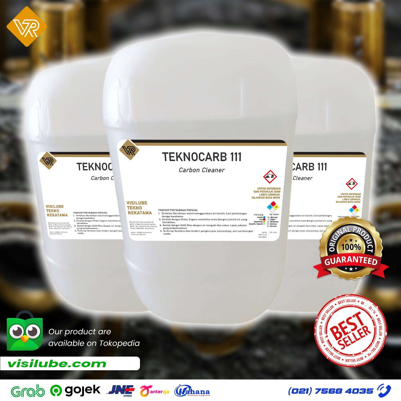 Perawatan mesin dengan pembersih karbon berbasis air yang aman